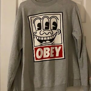 Obey x Keith Herring Crewneck